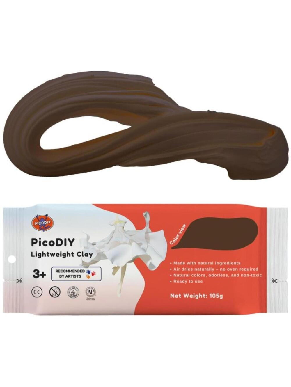 PicoDIY Lightweight Clay Natural Air Dry for Anime Figures Non Toxic Ages 3+ New